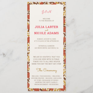 Programa Naranja Dusty Brunt Peony Flores Caen Boda