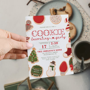 Programa Navidades Cookie decorando Fiesta de vacaciones Cu