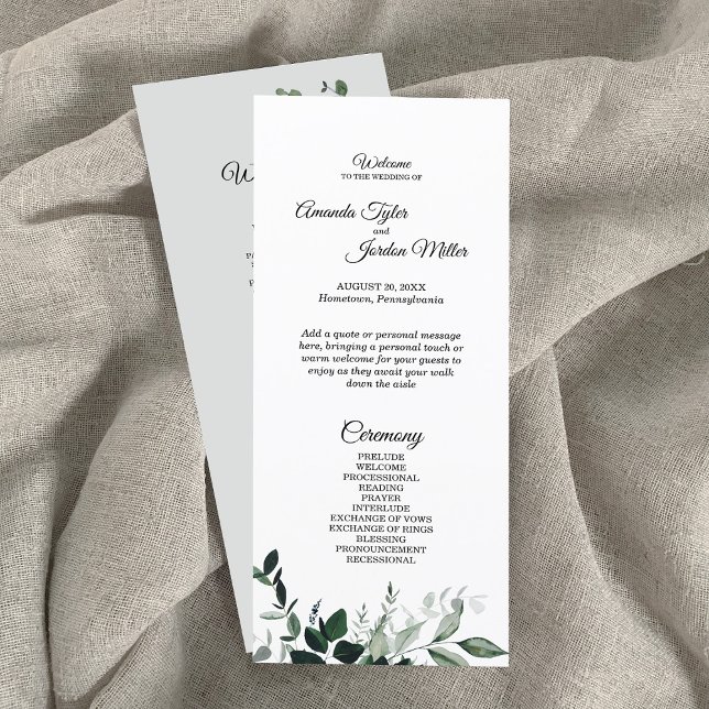 Programa Neutral de Boda Botánica (Subido por el creador)