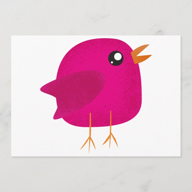 Programa Niños adorables pájaros (Anverso)