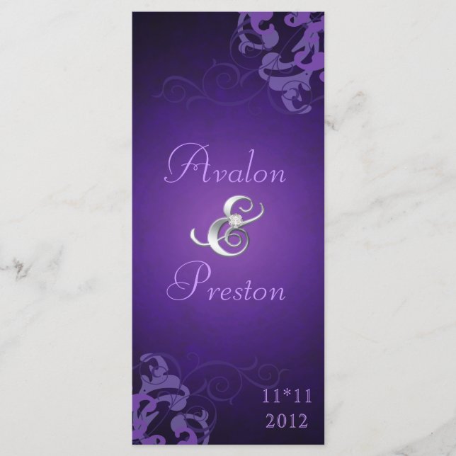 Programa Nobel Purple Scroll Purple Wedding (Anverso)