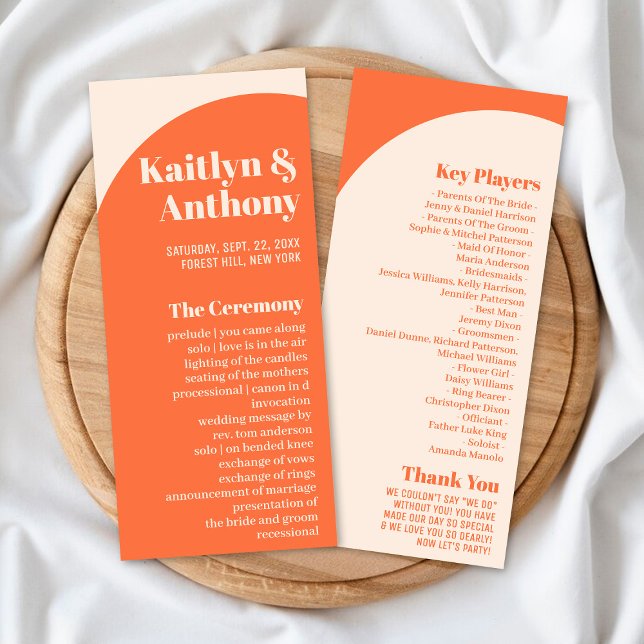 Programa Nostálgico de Boda Charm Retro (Subido por el creador)