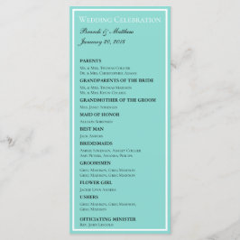 Programa Novia y Boda Suite Elegante Ceremonia Bridal