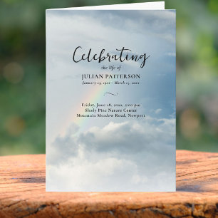 Programa Nubes arcoiris foto, celebración del funeral de la