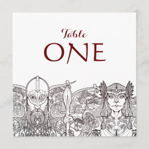 Programa Números de tabla individuales de madera y fríge