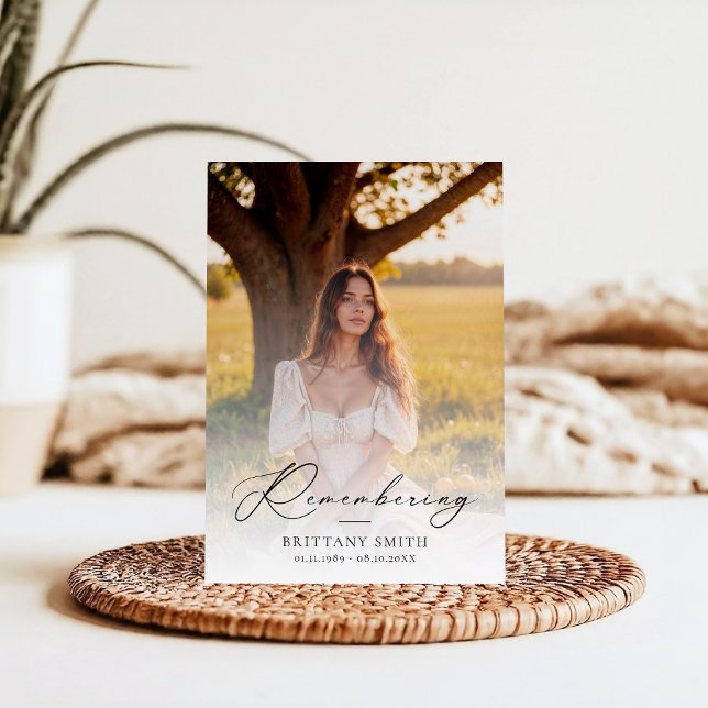 Programa Obituary Order of Service Memorial Funeral (Subido por el creador)