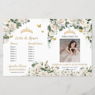Programa Orden de Eventos de Floral de Marfil Quin