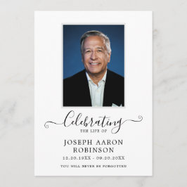 Programa Orden de servicio de la foto de la celebración de