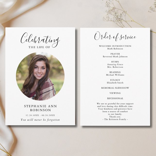 Programa Orden de servicio de la foto de la celebración de  (Subido por el creador)