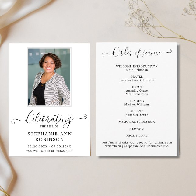 Programa Orden de servicio de la foto de la celebración de  (Subido por el creador)