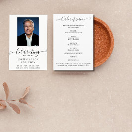 Programa Orden de servicio de la foto de la celebración de