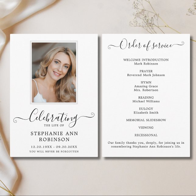 Programa Orden de servicio de la foto de la celebración de  (Subido por el creador)