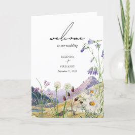 Programa Orden de servicio del Boda de Flor Silvestre