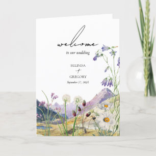 Programa Orden de servicio del Boda de Flor Silvestre