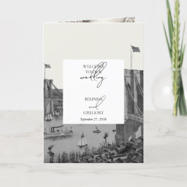 Programa Orden de servicio del Boda de Nueva York