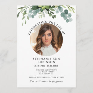 Programa Orden de servicio del funeral simple