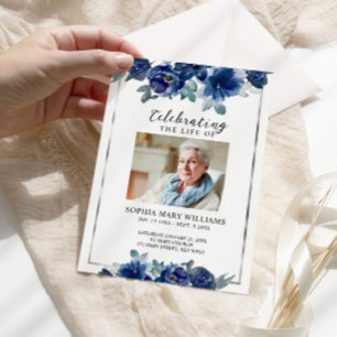 Programa Orden de servicio funeraria de las flores azules