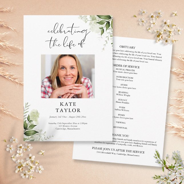 Programa Orden de servicio funerario conmemorativo de veget (Subido por el creador)