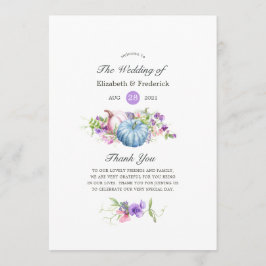 Programa Otoño - Boda floral otoño