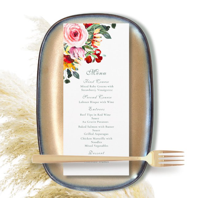 Programa Otoño Caída Acuarela Floral Sage Rust Gold (Subido por el creador)