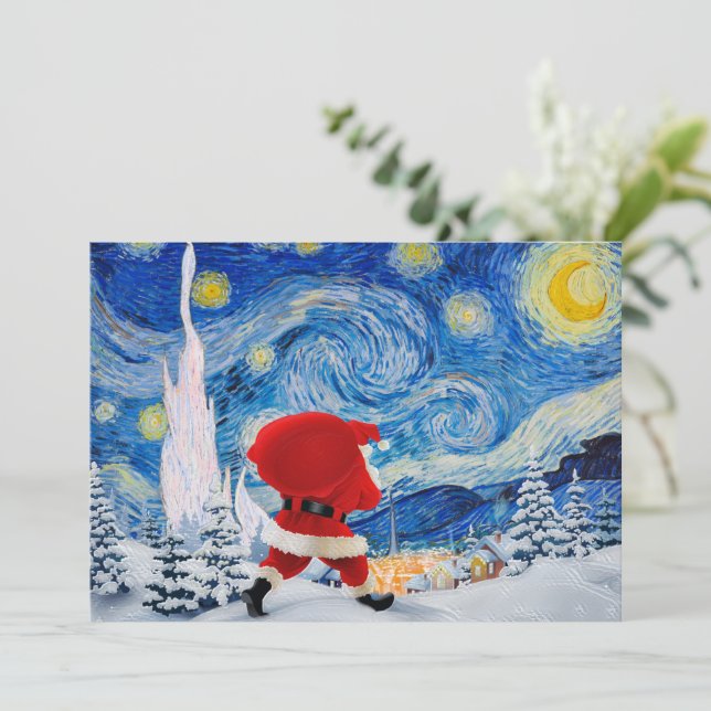 Programa Papá Noel viene Número de la Mesa (Anverso de pie)