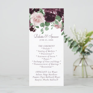 Programa Pasiones amorosas Dramática Garland Rosa de vino