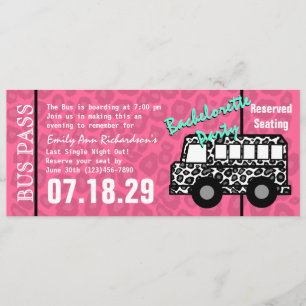 Programa Paso de autobús leopardo de la fiesta de la solter