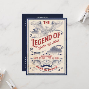 Programa Patriotic Memorial Veteran Funeral