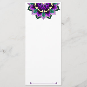 Programa Patrón Mandala 02 en morado