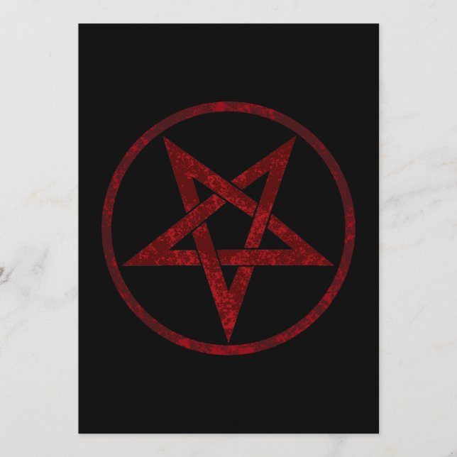 Programa Pentagram del diablo Rojo (Anverso)