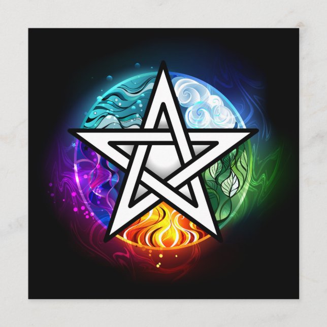 Programa Pentagrama de Wiccan (Anverso)
