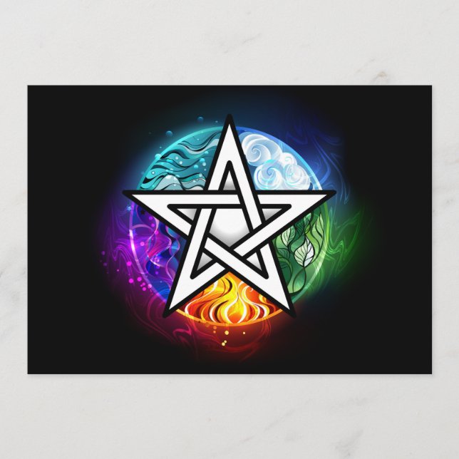 Programa Pentagrama de Wiccan (Anverso)
