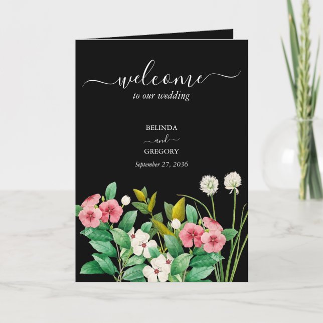 Programa Periwinkle Boda Orden de servicio negro (Anverso)