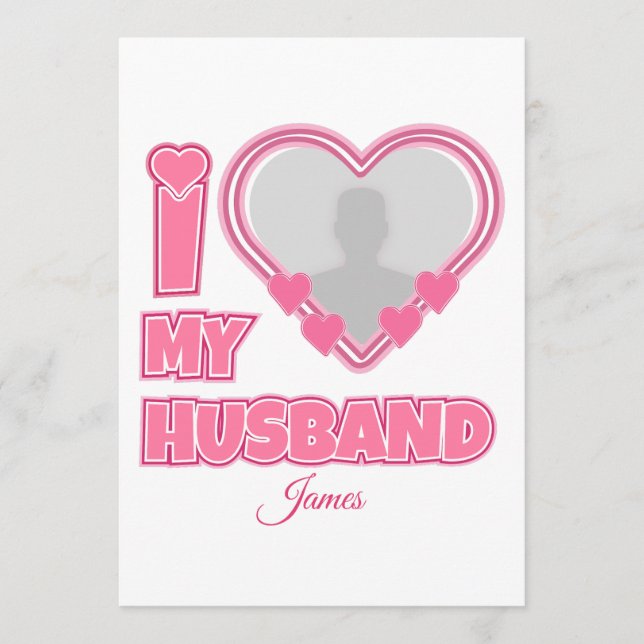 Programa Personalizado Amo a Mi Marido - Añadir foto y nomb (Anverso)