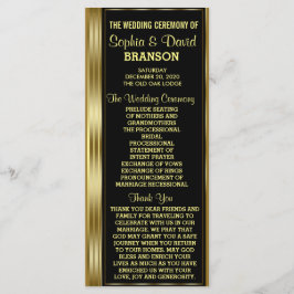 Programa Personalizado de Bodas clásicos de oro y