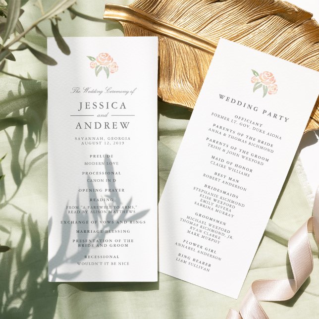 Programa Petite Bouquet Wedding | Peach (Subido por el creador)