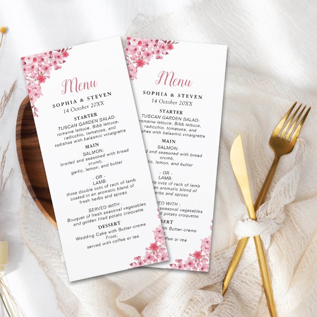 Programa Pink Blossom – Elegant Sakura Flowers Wedding (Subido por el creador)