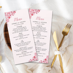 Programa Pink Blossom – Elegant Sakura Flowers Wedding