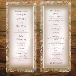 Programa Plano Boda de Blooms Jardín