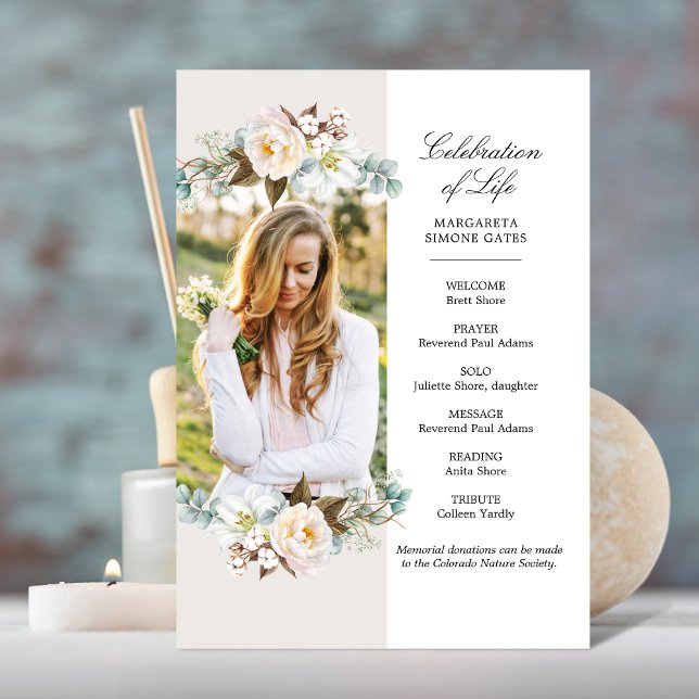 Programa Plano de Celebración de Flores Impresos (Subido por el creador)