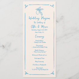 Programa plano de limón dibujado a mano