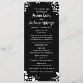 Programa plano en blanco y negro