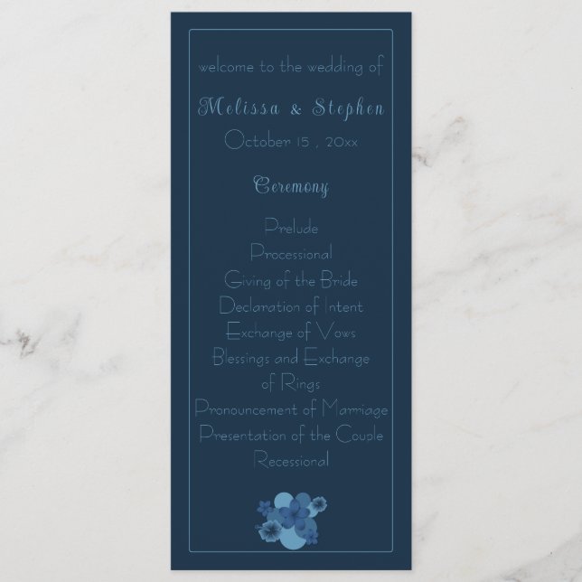 Programa plano temático tropical de la Marina (Anverso)