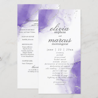 Programa Plata Amethyst Purple Script