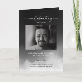 Programa plegado de la Orden Funeral de Servicio d