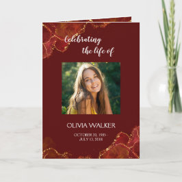 Programa plegado de pedido de servicio de Borgoña 