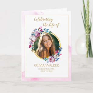 Programa plegado por orden de servicio de flores m