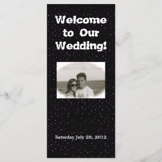 Programa Poema de bienvenida de boda