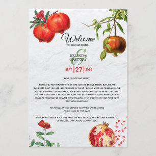 Programa Pomegranate Boda Mediterráneo Itinerario