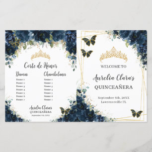 Programa Presupuestario Quinceañera 15 Padrinos Fl